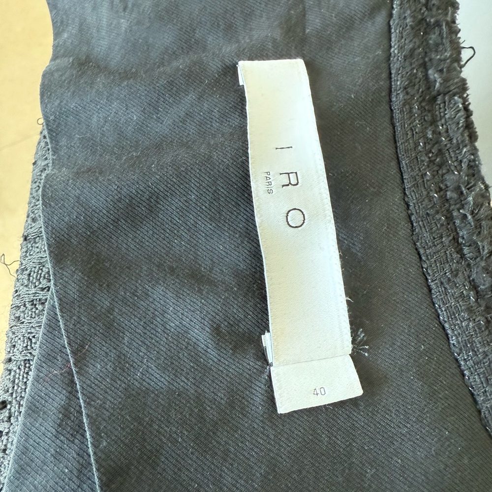 IRO Textured Black Women's Blazer - Picture 8 of 8